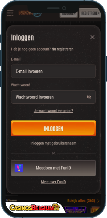 Neon54 Casino Inloggen
