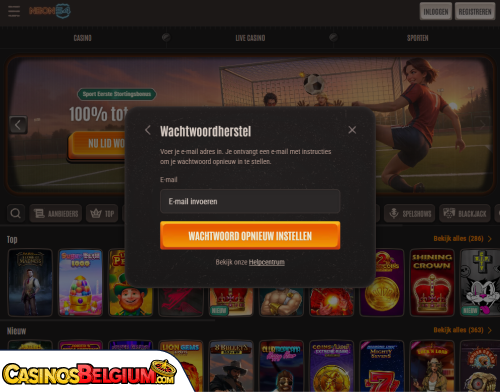 Neon54 Casino Problemen met inloggen
