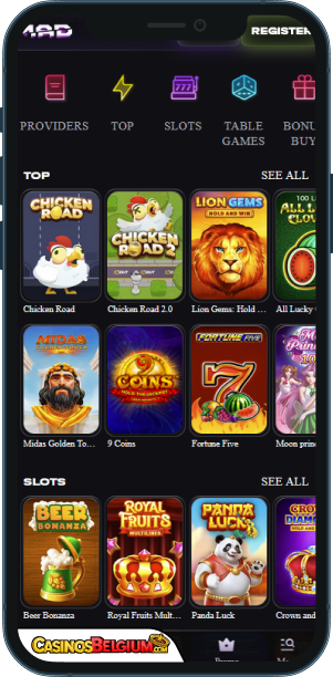 Mad Casino Mobiele applicatie