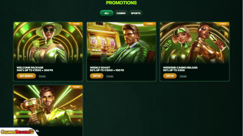 MyLuck Casino Bonussen