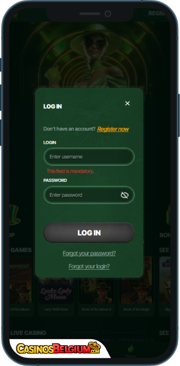 MyLuck Casino Inloggen