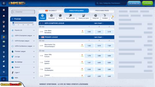 Romibet Casino sport