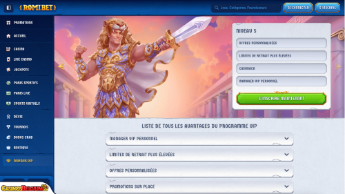 Romibet Casino vip-programma