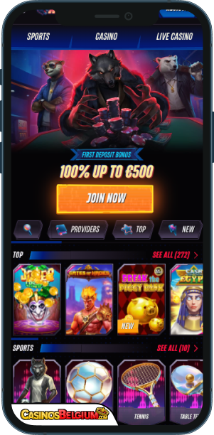 WinRolla Casino Mobiele applicatie