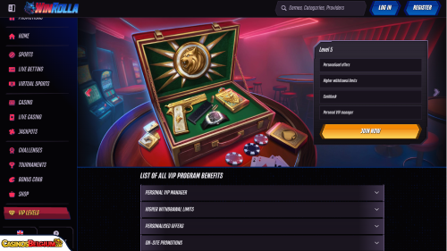 WinRolla Casino vip-programma