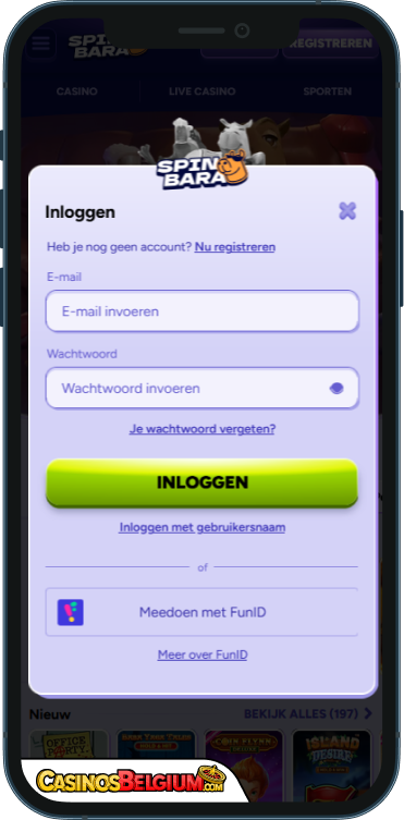 Spinbara Casino Inloggen