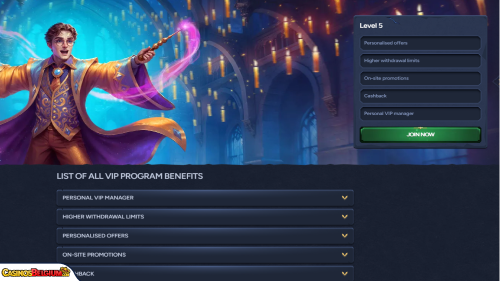 BetWarts Casino vip-programma