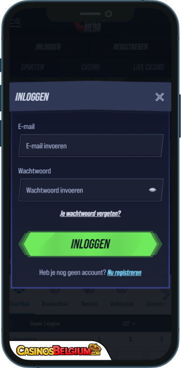 VegasHero Casino Inloggen