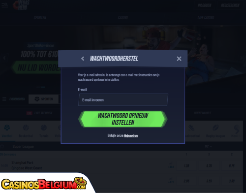 VegasHero Casino Problemen met inloggen