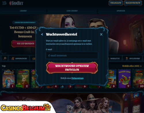 FamBet Casino Problemen met inloggen