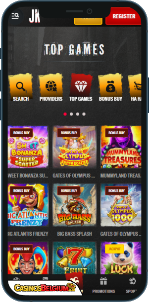 Jokery Casino Mobiele applicatie