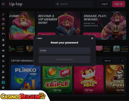 Tip-Top Bet Casino Problemen met inloggen