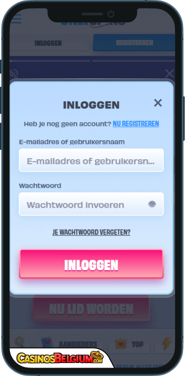 OnlySpins Casino Inloggen