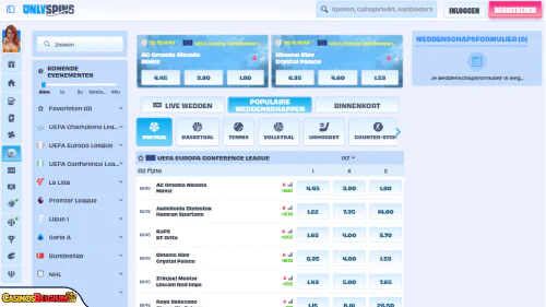 OnlySpins Casino Sport