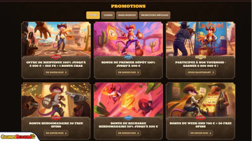 Lizaro Casino Bonussen