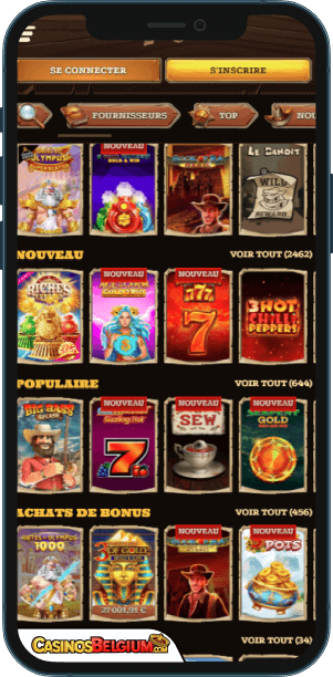 Lizaro Casino Mobiele applicatie