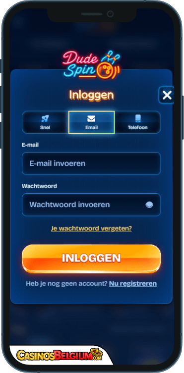 DudeSpin Casino Inloggen