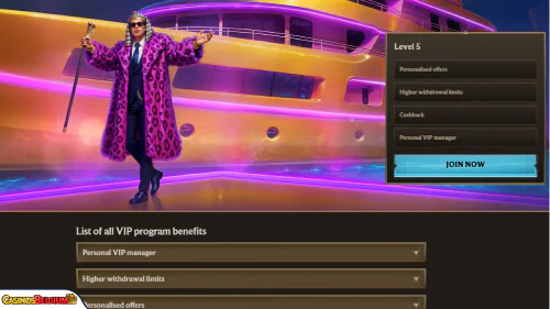 Realz Casino vip-programma