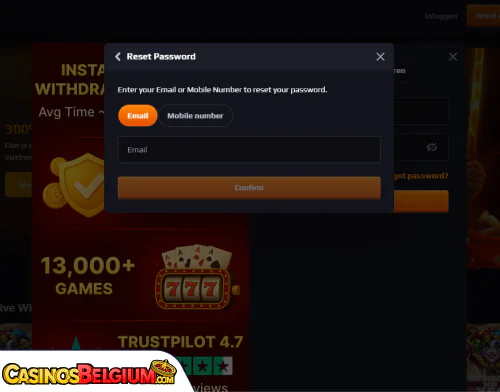 Blaze Spins Casino Problemen met inloggen