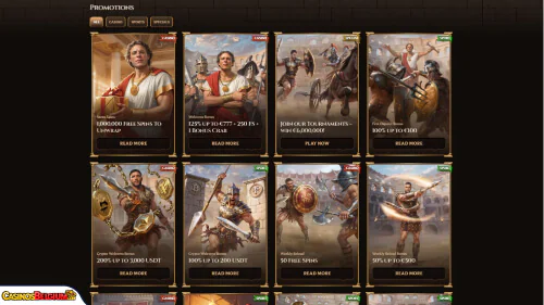 Lanista Casino Bonussen