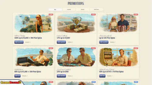 VipLuck Casino Bonussen