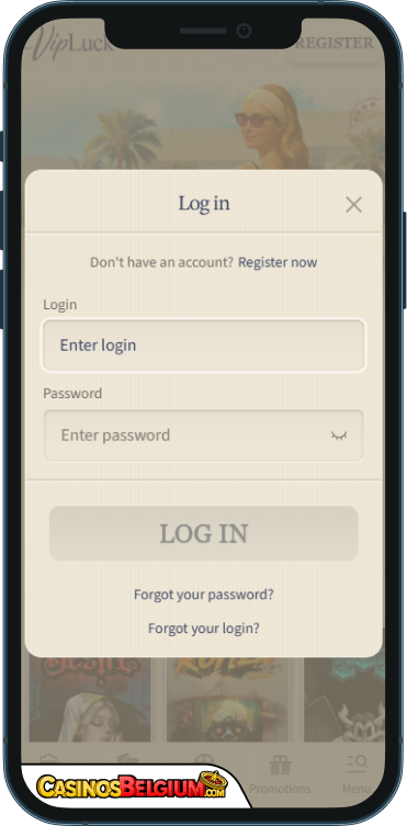 VipLuck Casino Inloggen