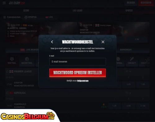 Glorion Casino Problemen met inloggen