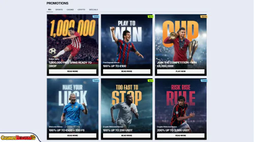 Zoccer Casino Bonussen