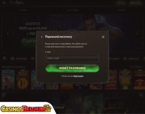 AlterSpin Casino Problemen met inloggen