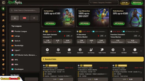 AlterSpin Casino Sport