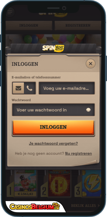 SpinBoss Casino Inloggen