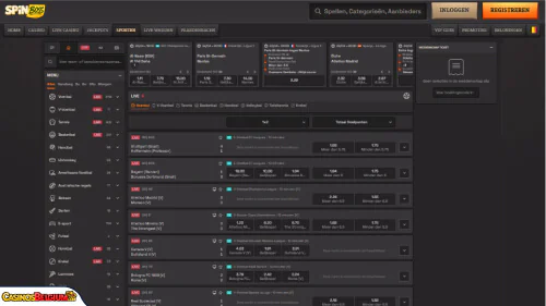 SpinBoss Casino Sport