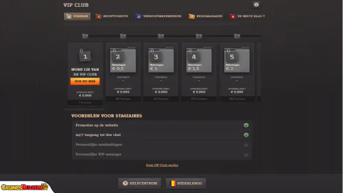 SpinBoss Casino vip-programma