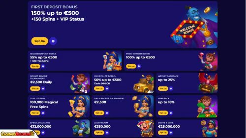 Morospin Casino Bonussen