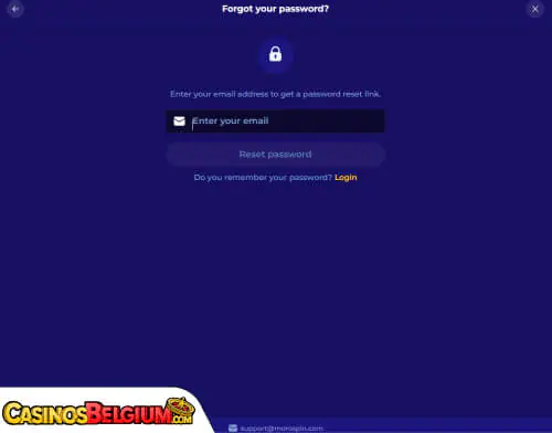 Morospin Casino Problemen met inloggen